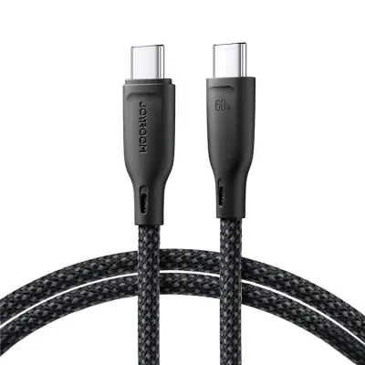Joyroom USB-C till USB-C kabel 1m PD 60W - Svart