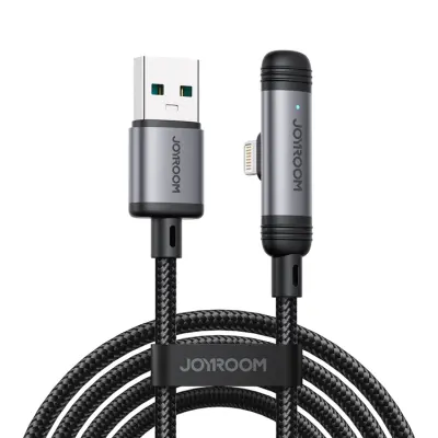 Joyroom USB-A - Lightning 3A Kabel 1.2m Series 90° - Svart