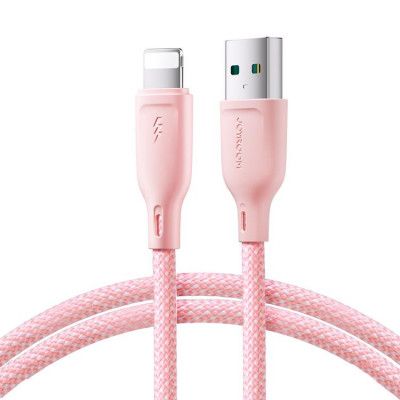 Joyroom USB-A till Lightning kabel 1m 3A - Rosa