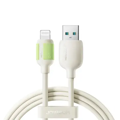 Joyroom USB-A Till Lightning Kabel 3A 2m - Beige