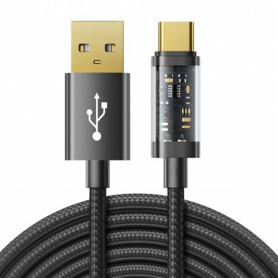 Joyroom USB-A till USB-C Kablar 3A 2m - Svart