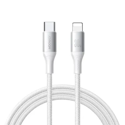 Joyroom USB-C till Lightning kabel 30W 2m Flash S-A28 - Vit