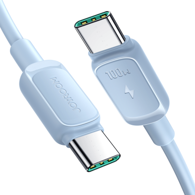Joyroom USB-C till USB-C kabel 100W 1.2m - Blå