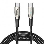 Joyroom USB-C till USB-C kabel 1.2m Stralight Series - Svart