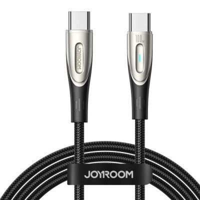 Joyroom USB-C till USB-C kabel 1.2m Stralight Series - Svart