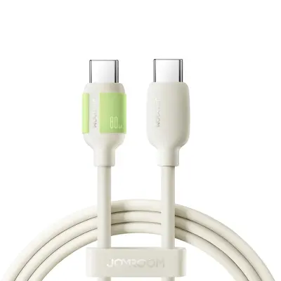 Joyroom USB-C Till USB-C Kabel 60W 1.2m - Beige