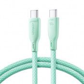 Joyroom USB-C till USB-C kabel 60W 1m Multi-Color - Grön