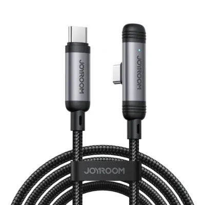 Joyroom USB-C - USB-C 60W Kabel 1.2m Series 90° - Svart