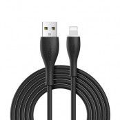 Joyroom USB - Lightning cable 2,4 A 1 m Svart
