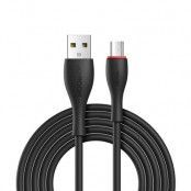Joyroom USB - micro USB cable 2,4 A 1 m Svart