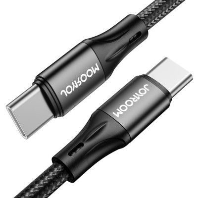Joyroom USB-C till USB-C kabel PD 60W 2m - Svart