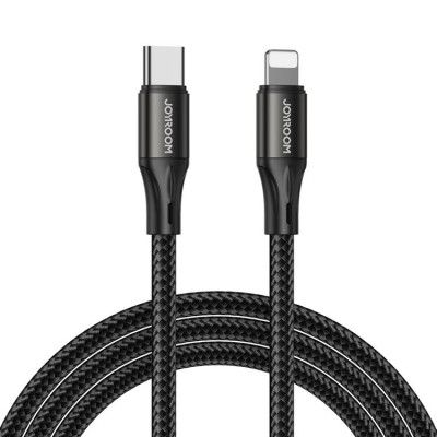 Joyroom USB Type C - Lightning Kabel PD 20W 2m - Svart