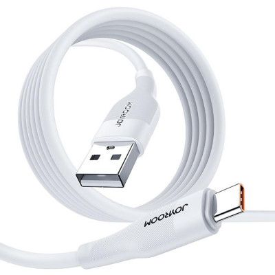 Joyroom USB-A till USB-C Kabel 1m 6A - Vit