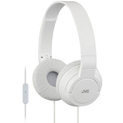 JVC HA-SR185 B Full size, freestyle med mikrofon - Vit