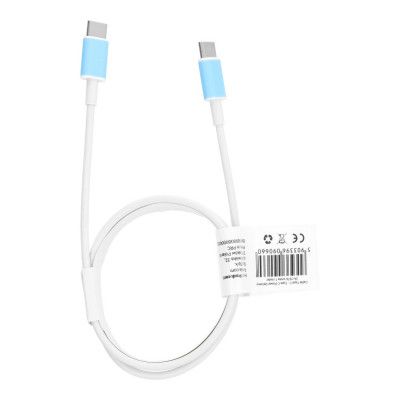 USB-C till USB-C kabel Power Delivery PD40W 2A C976 1m - Vit