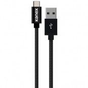 Kanex DuraBraid USB-C- till USB-A-kabel - 1 meter
