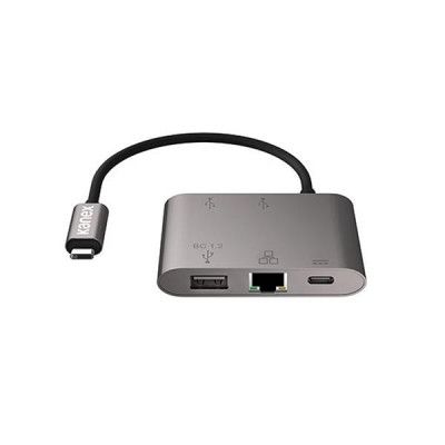 Kanex USB-C Gigabit Ethernet-adapter Med USB-C Strömförsörjning