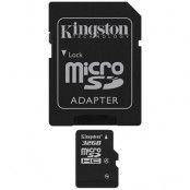 Kingston 32GB microSDHC Class 4 Flash Card