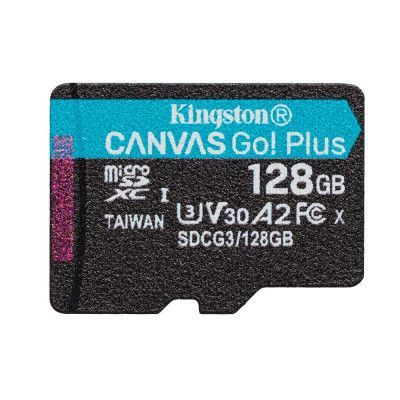 Kingston Canvas Go! Plus 128GB microSDXC med Adapter