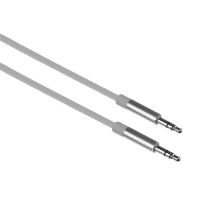 KIT 3,5mm 1m Ljudkabel Alu - Silver