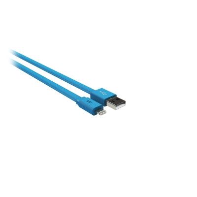 KIT FRESH Synkkabel Lightning 1m LED Blå MFI