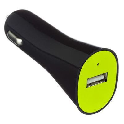 KIT - Laddare 12/24V till 1xUSB 1,0A - Svart