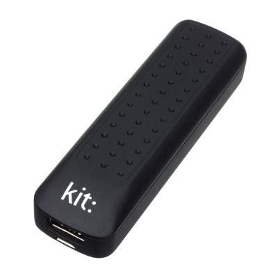 KIT Powerbank 2000 mAh 1xUSB 1A - Svart