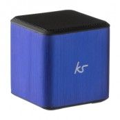 KITSOUND Högtalare Cube 3,5mm anslutning - Blå