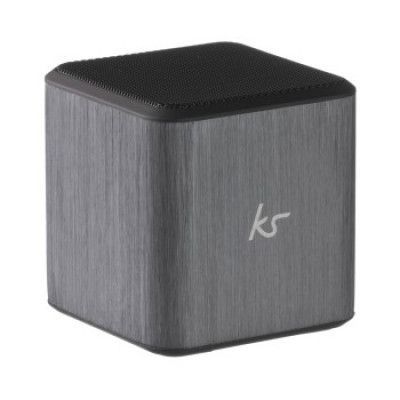 KITSOUND Högtalare Cube Silver 3,5mm anslutning