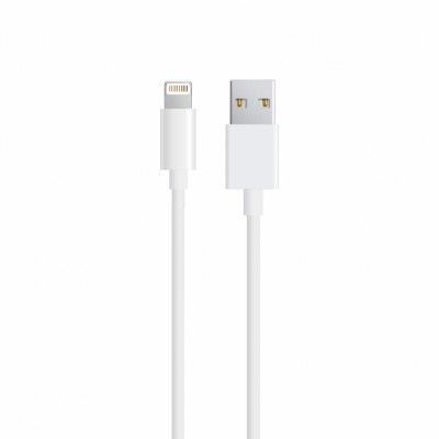 Lightning kabel 2,0m - Vit