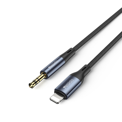 Lightning Till Aux Kabel 3.5mm - Svart