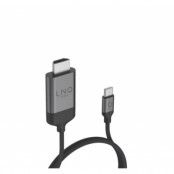 LINQ USB-C Till HDMI 4K Adapter Kabel 2m - Svart