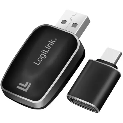 LogiLink Bluetooth-Adapter För CarPlay och Android Auto