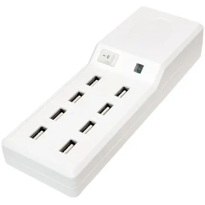 LogiLink USB-laddare med 8 portar