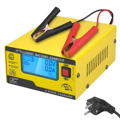 LTC Starthjälp Automatisk laddare, 6V/12V 15A Mikroprocessorlikriktare