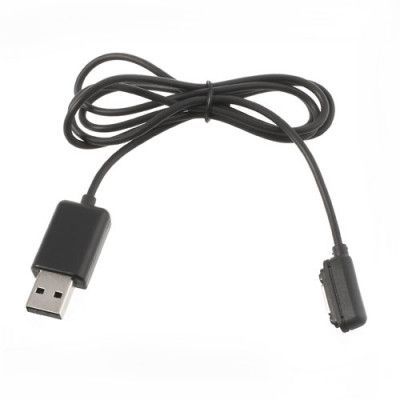 Magnetisk USB-Laddningskabel till Sony enheter (Svart)