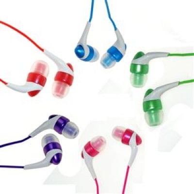 Maxell Colour Canalz in ear - (Röd)