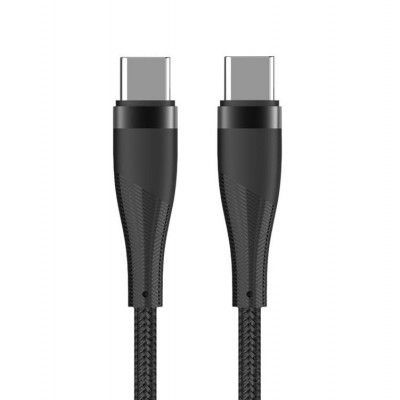 Maxlife Kabel USB-C till USB-C 1m 60W MXUC-08 - Svart