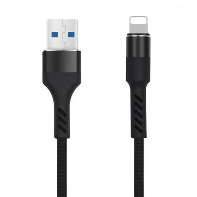 Maxlife Kabel USB till Lightning 1m 2A MXUC-01 - Svart