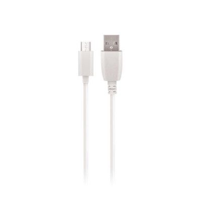 Maxlife kabel USB till microUSB 1m 1A - Vit