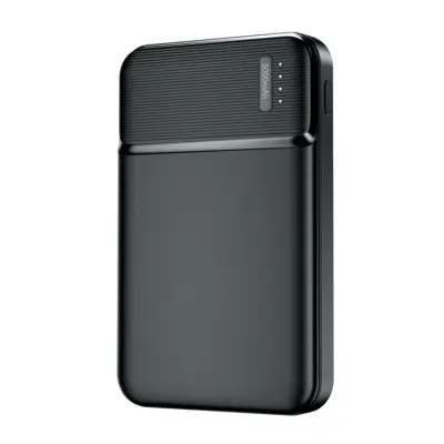 Maxlife Powerbank 5000mAh USB-C/Micro-USB 2.4A - Svart