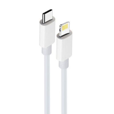 Maxlife USB-C Till Lightning 20W 1m Kabel MXUC-05 - Vit