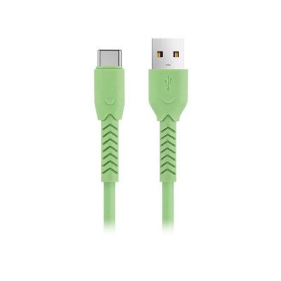 Maxlife USB-C till USB-A kabel 1m 3A MXUC-04 - Grön
