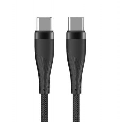 Maxlife USB-C till USB-C kabel 1m 100W MXUC-08 - Svart