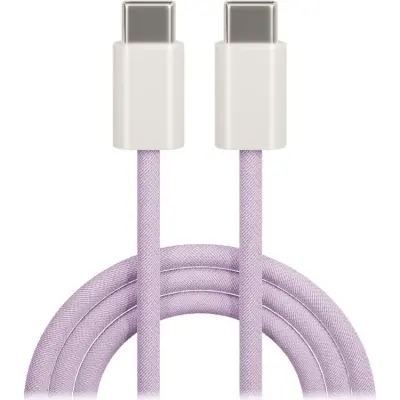 Maxlife USB-C till USB-C kabel 1m 20W MXUC-06 - Lila