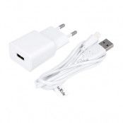 Maxlife Väggladdare 1x USB 2.1A + Lightning Kabel MXTC-01 - Vit