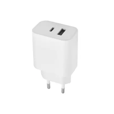 Maxlife Väggladdare 1x USB-C 1x USB 20W MXTC-06 - Vit