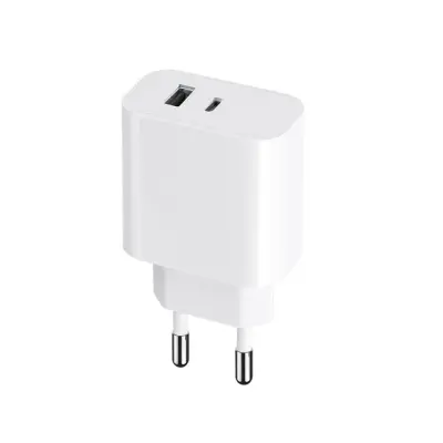 Maxlife Väggladdare 1x USB-C 1x USB 30W MXTC-06 - Vit