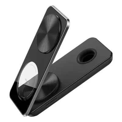 MCDODO CH-115 3-i-1 Magnetisk Trådlös Laddare Snabb Laddning Ställ - Svart