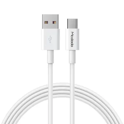 MCDODO USB-A - USB-C 5A Kabel 1m Element - Vit